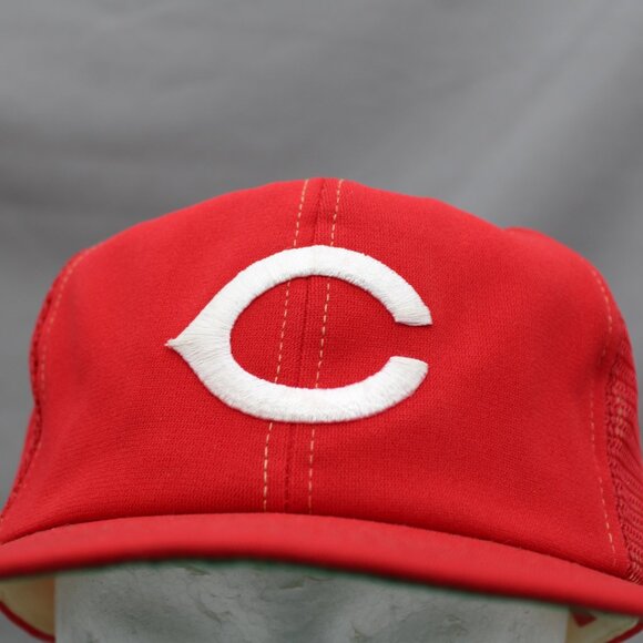 Cincinnati Reds Hat (VTG) - Trucker Hat by Annco - Adult Snapback - Picture 2 of 8